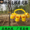 園林綠化大樹(shù)苗木固定器黃色塑料樹(shù)木支撐支架4/5公分套
