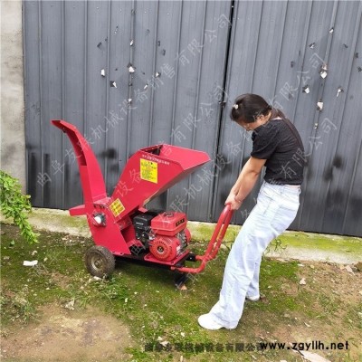 山茶園修剪樹枝切片機 多功能樹枝揉碎機樹杈削片機