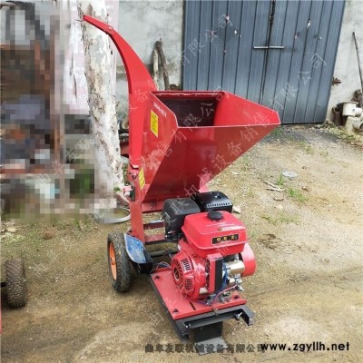 高效碎枝機 苗圃濕枝條蘋果樹果木切碎機 碎木機可定制